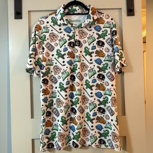 Birdieboss Happy Gilmore Men's Polo Golf Shirt